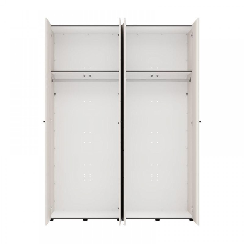 ΝΤΟΥΛΑΠΑ ΜΕ ΚΑΘΡΕΦΤΗ SALAMIS 4K1O h207 CASHMERE ΧΡΩΜΑ 155x52x208εκ