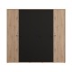 ΝΤΟΥΛΑΠΑ AVIGNON 5K h211 ARTISAN OAK-ΜΑΥΡΟ ΧΡΩΜΑ 228x55x211εκ