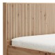 ΔΙΠΛΟ ΚΡΕΒΑΤΙ AVIGNON 180 ARTISAN OAK-ΜΑΥΡΟ ΧΡΩΜΑ 193x211x102εκ