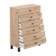 ΣΥΡΤΑΡΙΕΡΑ ALMOND 77 6F ARTISAN OAK ΧΡΩΜΑ 77x35x110εκ