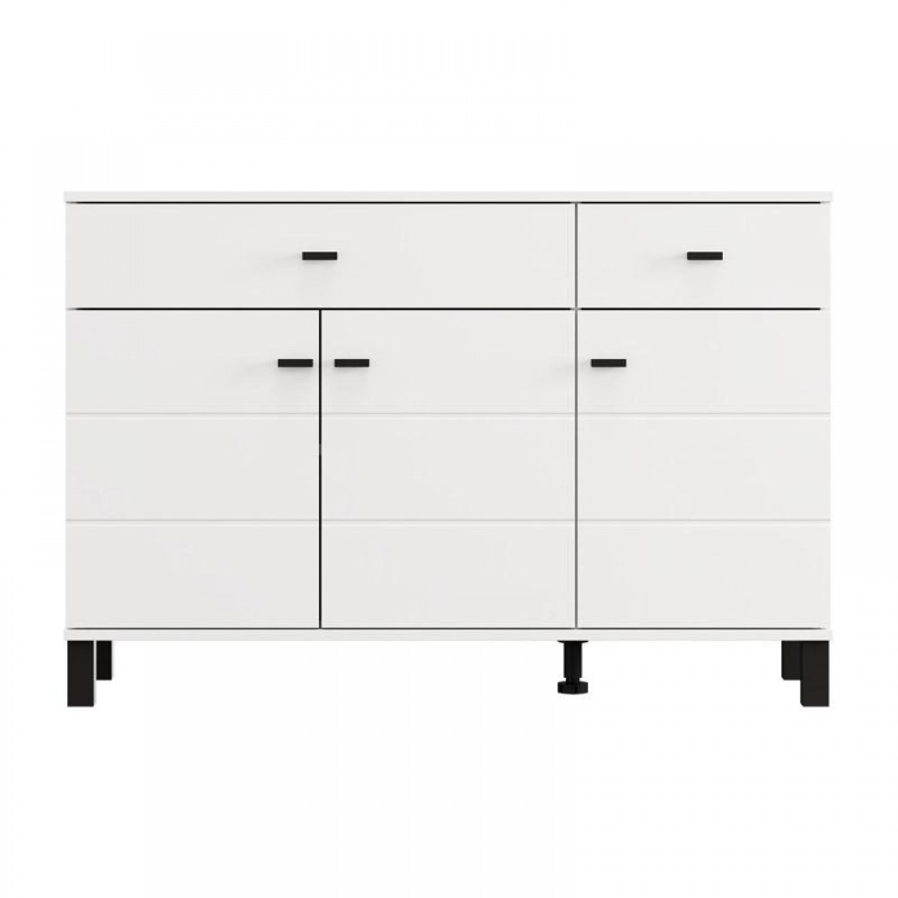 ΚΟΜΟΤΑ-ΜΠΟΥΦΕΣ ALMOND 115 3K2F3V ΛΕΥΚΟ ΧΡΩΜΑ 116x35x78εκ