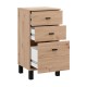 ΣΥΡΤΑΡΙΕΡΑ ALMOND 38 3F ARTISAN OAK ΧΡΩΜΑ 39x35x78εκ