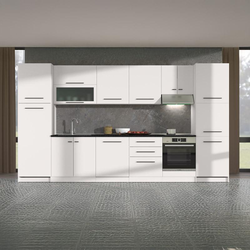 ΣΥΝΘΕΣΗ ΚΟΥΖΙΝΑΣ AMELIA 200 SM ΛΕΥΚΟ-ΛΕΥΚΟ HIGH GLOSS ΧΡΩΜΑ 200x56x200εκ