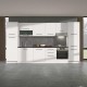 ΣΥΝΘΕΣΗ ΚΟΥΖΙΝΑΣ AMELIA 200 SM ΛΕΥΚΟ-ΛΕΥΚΟ HIGH GLOSS ΧΡΩΜΑ 200x56x200εκ