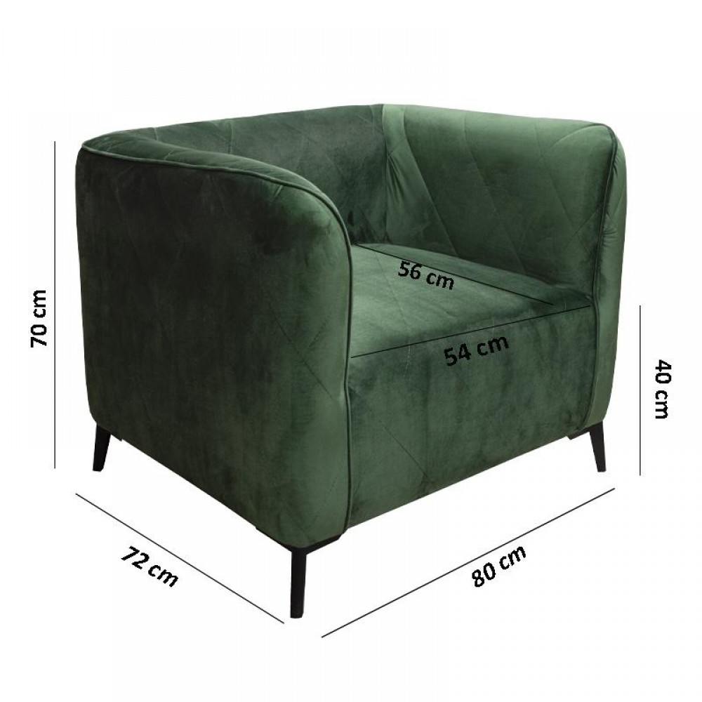 ΠΟΛΥΘΡΟΝΑ Fylliana Cube ΑΝΘΡΑΚΙ ΧΡΩΜΑ 80x72x70εκ