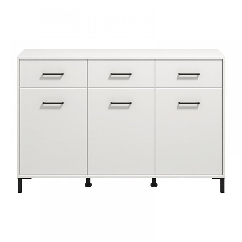 ΚΟΜΟΤΑ-ΜΠΟΥΦΕΣ VIENNE 3K3F ΛΕΥΚΟ ΧΡΩΜΑ 138x40x90εκ