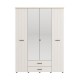ΝΤΟΥΛΑΠΑ ΜΕ ΚΑΘΡΕΦΤΗ LAMBETH 4K2F2O h207 CASHMERE-ARTISAN OAK ΧΡΩΜΑ 158x54x208εκ