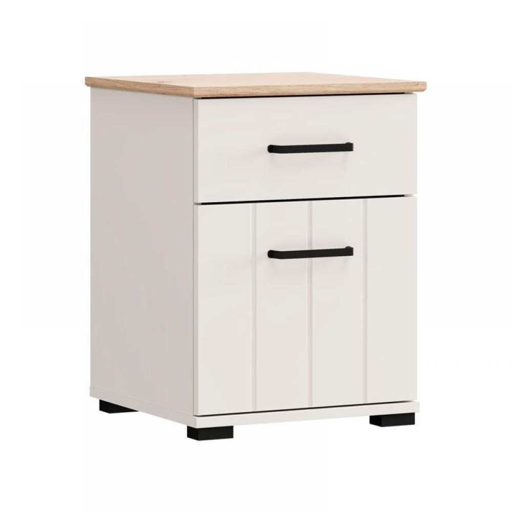ΚΟΜΟΔΙΝΟ LAMBETH NO1F1V CASHMERE-ARTISAN OAK ΧΡΩΜΑ 41x41x54εκ
