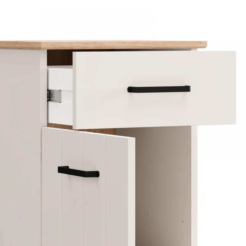 ΚΟΜΟΔΙΝΟ LAMBETH NO1F1V CASHMERE-ARTISAN OAK ΧΡΩΜΑ 41x41x54εκ