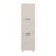 ΝΤΟΥΛΑΠΙ ΚΟΥΖΙΝΑΣ DRINA BD60 UR ΛΕΥΚΟ-SAND HIGH GLOSS ΧΡΩΜΑ 60x58x214εκ