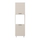 ΝΤΟΥΛΑΠΙ ΚΟΥΖΙΝΑΣ DRINA BD60 UR ΛΕΥΚΟ-SAND HIGH GLOSS ΧΡΩΜΑ 60x58x214εκ