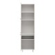 ΝΤΟΥΛΑΠΙ ΚΟΥΖΙΝΑΣ DRINA BD60 UR ΛΕΥΚΟ-SAND HIGH GLOSS ΧΡΩΜΑ 60x58x214εκ
