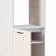 ΝΤΟΥΛΑΠΙ ΚΟΥΖΙΝΑΣ DRINA BD60 UR ΛΕΥΚΟ-SAND HIGH GLOSS ΧΡΩΜΑ 60x58x214εκ