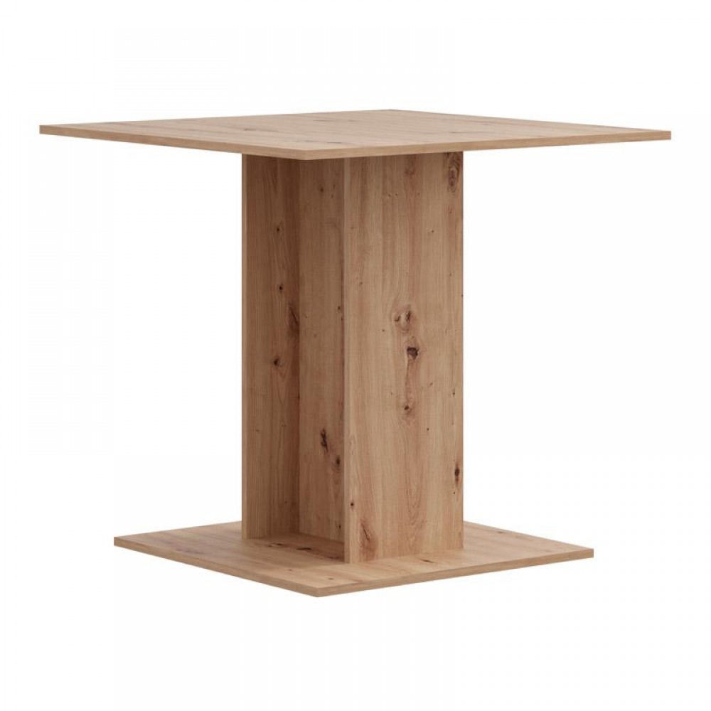 ΤΡΑΠΕΖΙ ΤΡΑΠΕΖΑΡΙΑΣ CAPUA ARTISAN OAK ΧΡΩΜΑ 80x80x76εκ