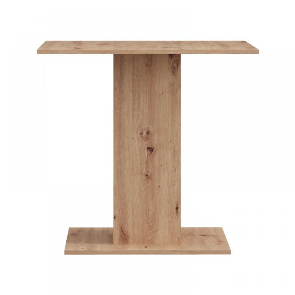 ΤΡΑΠΕΖΙ ΤΡΑΠΕΖΑΡΙΑΣ CAPUA ARTISAN OAK ΧΡΩΜΑ 80x80x76εκ