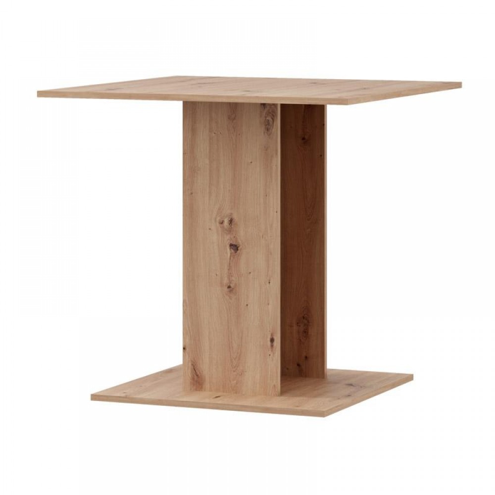 ΤΡΑΠΕΖΙ ΤΡΑΠΕΖΑΡΙΑΣ CAPUA ARTISAN OAK ΧΡΩΜΑ 80x80x76εκ