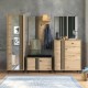 ΕΠΙΠΛΟ ΕΙΣΟΔΟΥ-ΧΩΛ ΕΠΙΤΟΙΧΙΟ LAVAL OG CIV ARTISAN OAK-ΜΑΥΡΟ ΧΡΩΜΑ 76x21x102εκ