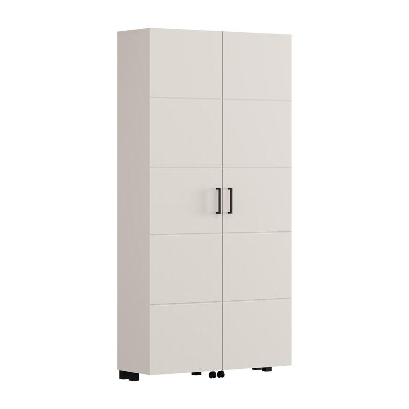 ΠΑΠΟΥΤΣΟΘΗΚΗ ISLAY 91 2K h185 CASHMERE ΧΡΩΜΑ 92x33x185εκ