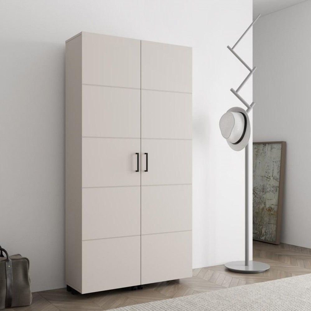 ΠΑΠΟΥΤΣΟΘΗΚΗ ISLAY 91 2K h185 CASHMERE ΧΡΩΜΑ 92x33x185εκ
