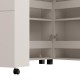 ΠΑΠΟΥΤΣΟΘΗΚΗ ISLAY 91 2K h185 CASHMERE ΧΡΩΜΑ 92x33x185εκ