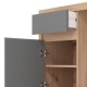 ΓΡΑΦΕΙΟ DIOFANT 1F1V LP ARTISAN-ΓΚΡΙ ΓΡΑΦΙΤΗΣ ΧΡΩΜΑ 98x45x74εκ