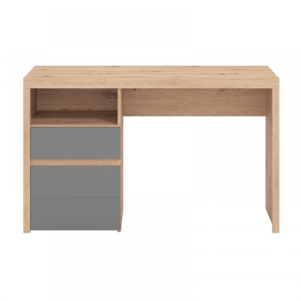 ΓΡΑΦΕΙΟ HIPATIA 2F LP ARTISAN-ΓΚΡΙ ΓΡΑΦΙΤΗΣ ΧΡΩΜΑ 127x51x77εκ