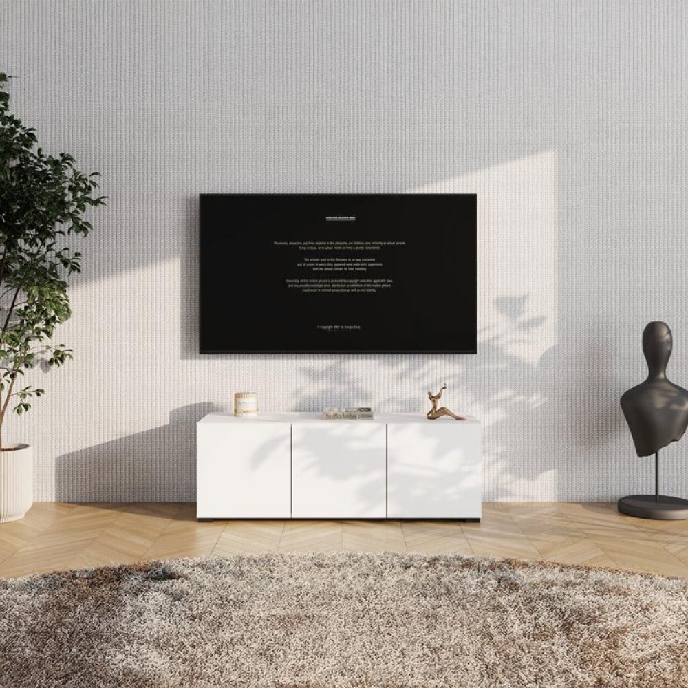 ΕΠΙΠΛΟ ΤΗΛΕΟΡΑΣΗΣ ARGYLL TV 115 3K3V ΛΕΥΚΟ ΧΡΩΜΑ 116x40x41εκ