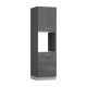 ΝΤΟΥΛΑΠΙ ΚΟΥΖΙΝΑΣ UNA BD60 UR ΛΕΥΚΟ-ΓΚΡΙ HIGH GLOSS ΧΡΩΜΑ 60x58x214εκ