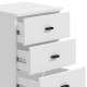 ΣΥΡΤΑΡΙΕΡΑ ΓΡΑΦΕΙΟΥ ALMOND 38 3F RS ΛΕΥΚΟ ΧΡΩΜΑ 39x35x56εκ