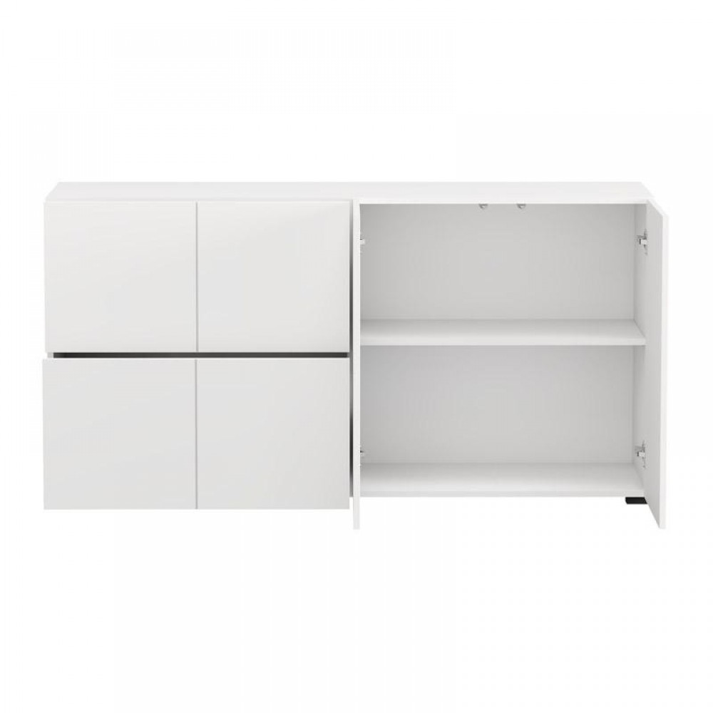 ΚΟΜΟΤΑ-ΜΠΟΥΦΕΣ ARGYLL 154 4K2F2V ΛΕΥΚΟ ΧΡΩΜΑ 155x40x79εκ