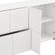 ΚΟΜΟΤΑ-ΜΠΟΥΦΕΣ ARGYLL 154 4K2F2V ΛΕΥΚΟ ΧΡΩΜΑ 155x40x79εκ