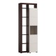 ΒΙΤΡΙΝΑ ARGYLL 1K VS1 OP 215 CASHMERE ΜΕ DARK TAILOR OAK ΧΡΩΜΑ 77x35x215εκ