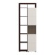 ΒΙΤΡΙΝΑ ARGYLL 1K VS1 OP 215 CASHMERE ΜΕ DARK TAILOR OAK ΧΡΩΜΑ 77x35x215εκ