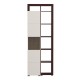ΒΙΤΡΙΝΑ ARGYLL 1K VS1 OP 215 CASHMERE ΜΕ DARK TAILOR OAK ΧΡΩΜΑ 77x35x215εκ