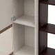 ΒΙΤΡΙΝΑ ARGYLL 1K VS1 OP 215 CASHMERE ΜΕ DARK TAILOR OAK ΧΡΩΜΑ 77x35x215εκ