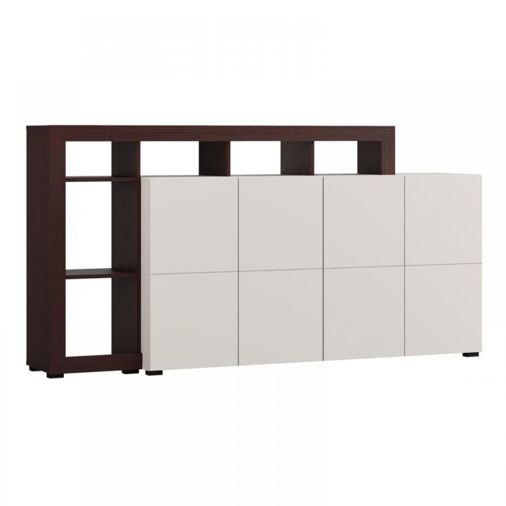 ΚΟΜΟΤΑ-ΜΠΟΥΦΕΣ ARGYLL 192 4K4V OP CASHMERE ΜΕ DARK TAILOR OAK ΧΡΩΜΑ 193x40x100εκ