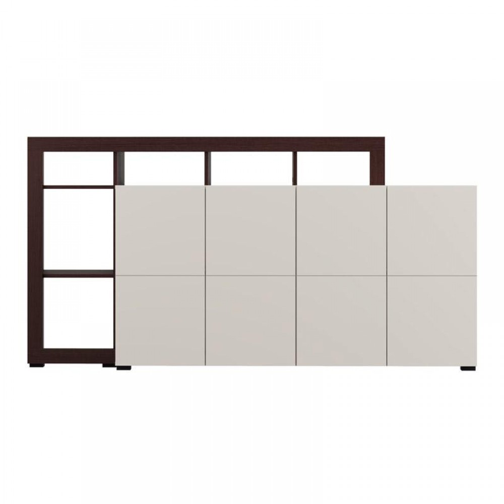 ΚΟΜΟΤΑ-ΜΠΟΥΦΕΣ ARGYLL 192 4K4V OP CASHMERE ΜΕ DARK TAILOR OAK ΧΡΩΜΑ 193x40x100εκ