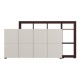 ΚΟΜΟΤΑ-ΜΠΟΥΦΕΣ ARGYLL 192 4K4V OP CASHMERE ΜΕ DARK TAILOR OAK ΧΡΩΜΑ 193x40x100εκ