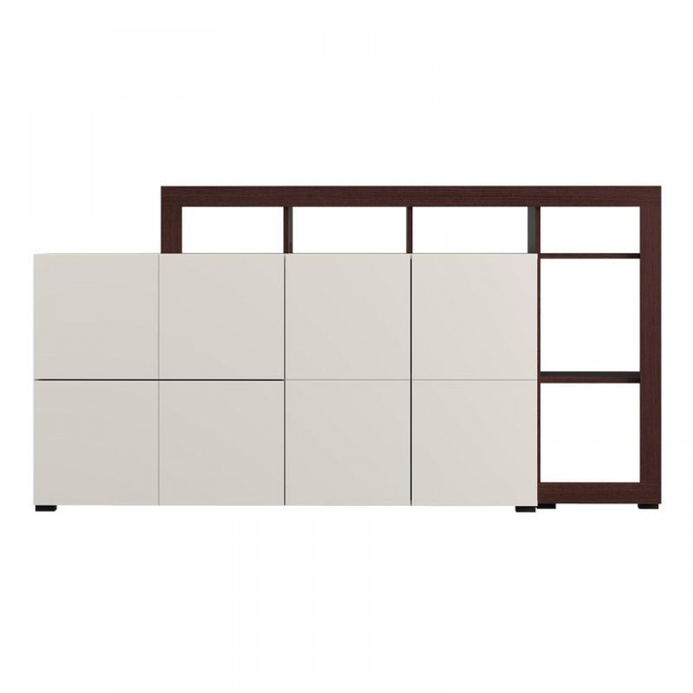 ΚΟΜΟΤΑ-ΜΠΟΥΦΕΣ ARGYLL 192 4K2F2V OP CASHMERE ΜΕ DARK TAILOR OAK ΧΡΩΜΑ 193x40x100εκ