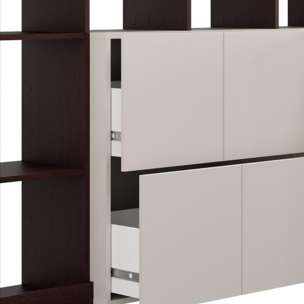 ΚΟΜΟΤΑ-ΜΠΟΥΦΕΣ ARGYLL 192 4K2F2V OP CASHMERE ΜΕ DARK TAILOR OAK ΧΡΩΜΑ 193x40x100εκ