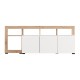 ΕΠΙΠΛΟ ΤΗΛΕΟΡΑΣΗΣ ARGYLL TV 154 3K3V OP ΛΕΥΚΟ ΜΕ ARTISAN OAK ΧΡΩΜΑ 154x40x61εκ