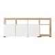 ΕΠΙΠΛΟ ΤΗΛΕΟΡΑΣΗΣ ARGYLL TV 154 3K3V OP ΛΕΥΚΟ ΜΕ ARTISAN OAK ΧΡΩΜΑ 154x40x61εκ