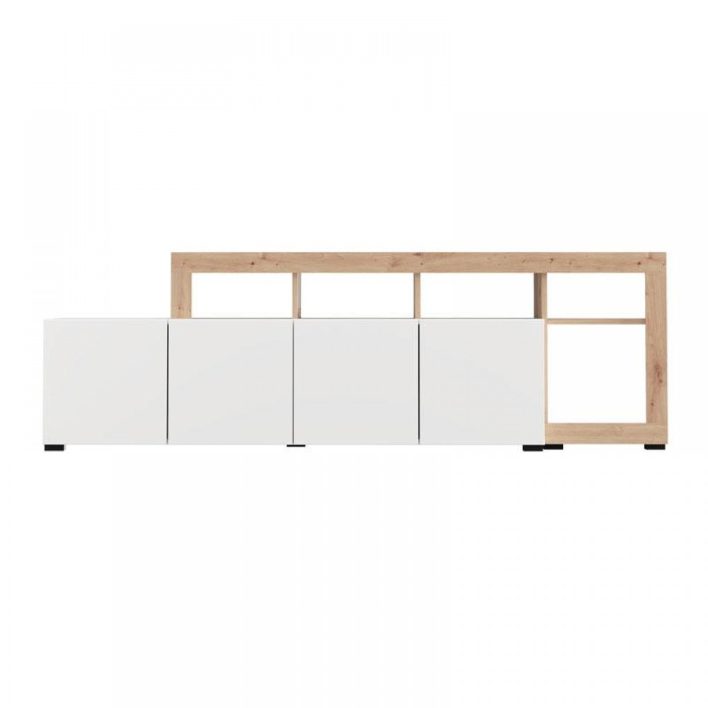 ΕΠΙΠΛΟ ΤΗΛΕΟΡΑΣΗΣ ARGYLL TV 192 4K4V OP ΛΕΥΚΟ ΜΕ ARTISAN OAK ΧΡΩΜΑ 192x40x61εκ