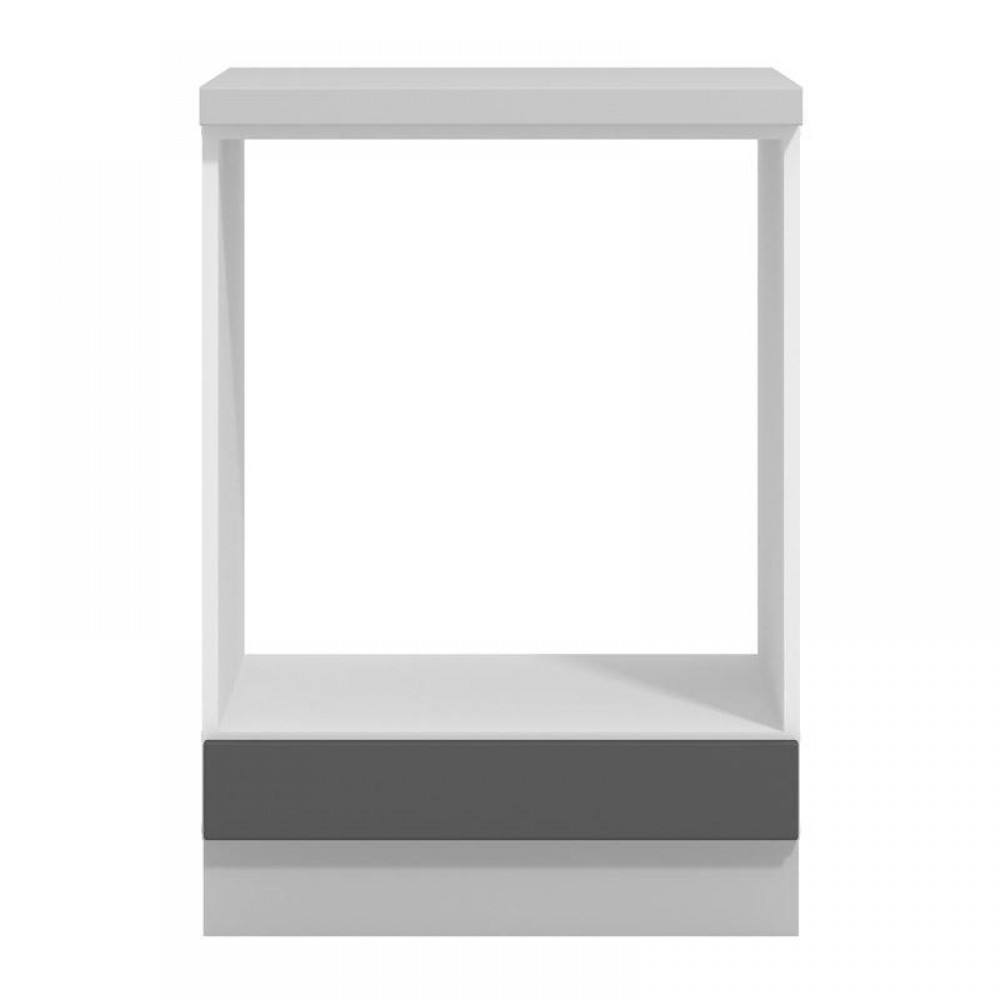 ΝΤΟΥΛΑΠΙ ΚΟΥΖΙΝΑΣ UNA D60 UR ΛΕΥΚΟ-ΓΚΡΙ HIGH GLOSS ΧΡΩΜΑ 60x57x82εκ