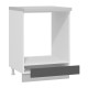ΝΤΟΥΛΑΠΙ ΚΟΥΖΙΝΑΣ UNA D60 UR ΛΕΥΚΟ-ΓΚΡΙ HIGH GLOSS ΧΡΩΜΑ 60x57x82εκ