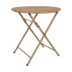 ΣΕΤ BALCONY 3TEM ΣΤΡΟΓΓΥΛΟ Fylliana POLYWOOD & ΑΤΣΑΛΙ ΦΥΣΙΚΟ-ΚΑΦΕ ΧΡΩΜΑ