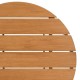 ΣΕΤ BALCONY 3TEM ΣΤΡΟΓΓΥΛΟ Fylliana POLYWOOD & ΑΤΣΑΛΙ ΦΥΣΙΚΟ-ΚΑΦΕ ΧΡΩΜΑ