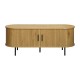 ΕΠΙΠΛΟ ΤΗΛΕΟΡΑΣΗΣ Fylliana Curve SONOMA ΧΡΩΜΑ 120x40x48εκ