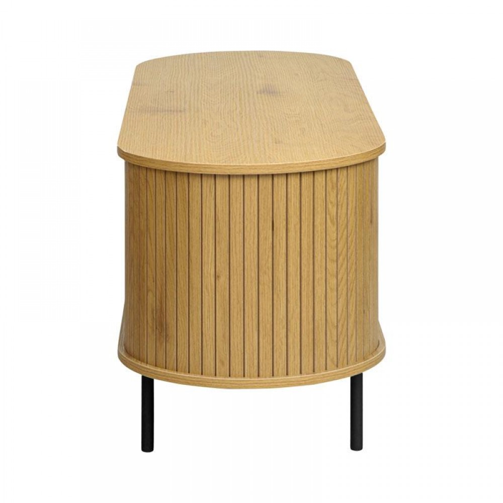 ΕΠΙΠΛΟ ΤΗΛΕΟΡΑΣΗΣ Fylliana Curve SONOMA ΧΡΩΜΑ 120x40x48εκ
