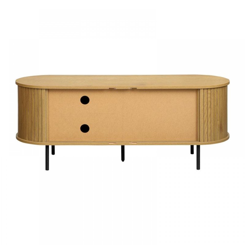 ΕΠΙΠΛΟ ΤΗΛΕΟΡΑΣΗΣ Fylliana Curve SONOMA ΧΡΩΜΑ 120x40x48εκ